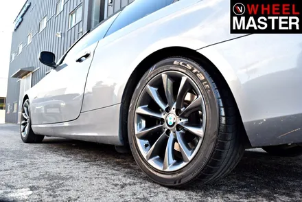 [휠마스터] BMW 328i 휠복원 및 검메탈 분체도장 / 일산 휠도색 / 파주,일산