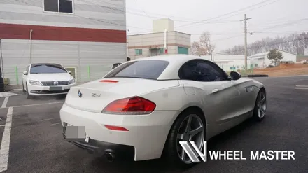 bmw z4 휠 아방가르드 19인치 메탈 실버 휠도색 / 파주,일산