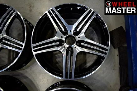 [휠마스터] 블랙폴리시 작업으로 휠을 재정비한 벤츠 SL63 AMG / 일산 휠복원 / 파주,일산