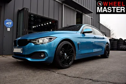 [휠마스터] BMW 420i 휠기스 복원 및 블랙유광 휠도색 후기 / 일산 휠복원 / 파주,일산