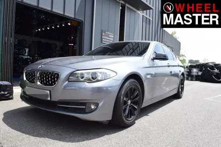 [휠마스터] BMW 528i 휠복원 및 블랙유광 분체도장 / 일산 휠도색 / 파주,일산