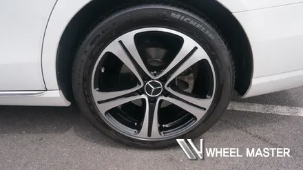 벤츠 e220d 휠 블랙폴리시 컷팅 휠복원 후 교체 작업 일산휠마스터 / 파주,일산