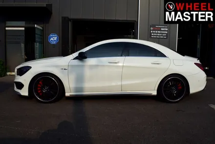 [휠마스터] 핸들에서 진동이 느껴지는 벤츠 CLA45 AMG 차량의 휠굴절수리 후기 / 파주,일산