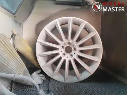 [휠마스터] 벤츠 E43AMG 차량 뒷바퀴 휠 1개 복원 / 일산 휠복원 / 파주,일산