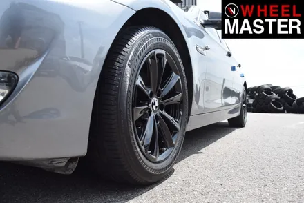 [휠마스터] BMW 528i 휠복원 및 블랙유광 분체도장 / 일산 휠도색 / 파주,일산