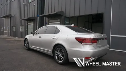 렉서스 ls460 휠 세차장 약품 변색 18인치 휠도색 복원 / 파주,일산