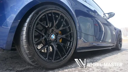 bmw 1m 19인치 검정 유광 작업 순정 휠 도색 휠마스터 / 파주,일산