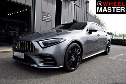 [휠마스터] 벤츠 CLS53 AMG 굴절수리 및 블랙유광 분체도장 / 일산 휠복원 / 파주,일산