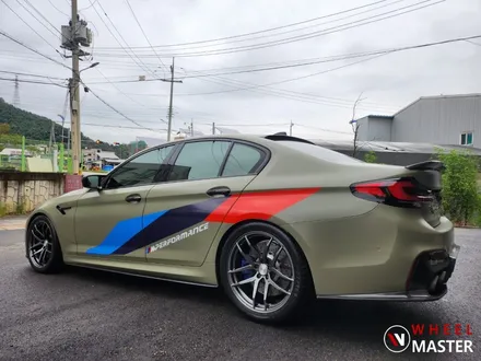 M5 휠도색 / BMW M5 20인치 고스트크롬 분체도장 / 파주,일산