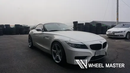 bmw z4 휠 아방가르드 19인치 메탈 실버 휠도색 / 파주,일산