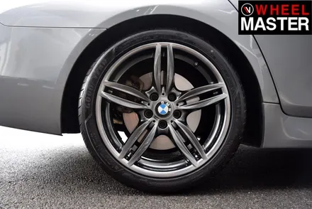[휠마스터] 휠스크레치 복원 후 고스트크롬으로 휠도색을 마친 BMW550d / 일산 휠복원 / 파주,일산