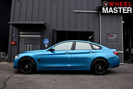 [휠마스터] BMW 420i 휠기스 복원 및 블랙유광 휠도색 후기 / 일산 휠복원 / 파주,일산