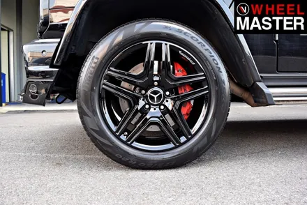 [휠마스터] 림끝이 심하게 갈린 벤츠 g63 amg 차량의 완벽 휠복원 / 일산 휠복원 / 파주,일산