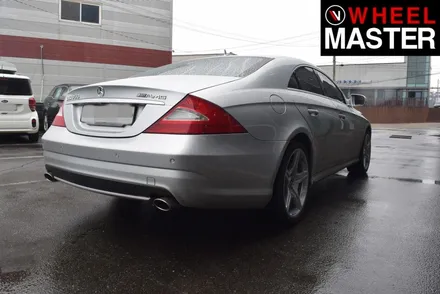 [휠마스터] 벤츠 CLS350 굴절수리 및 하이퍼실버 컬러 휠복원 / 일산 분체도장 / 파주,일산