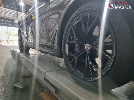 파주 휠도색 / BMW 530I 845M 19인치 검정유광 휠도색 / 파주,일산