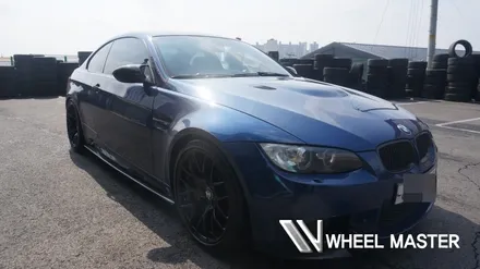 bmw 1m 19인치 검정 유광 작업 순정 휠 도색 휠마스터 / 파주,일산