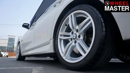 [휠마스터] BMW550i의 휠굴절 수리 및 휠복원 후기 / 일산 휠복원 / 파주,일산
