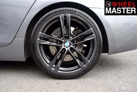 [휠마스터] 휠기스를 깔끔하게 복원하고 검메탈 컬러로 휠도색을 한 BMW 640d / 일산 휠복원 / 파주,일산