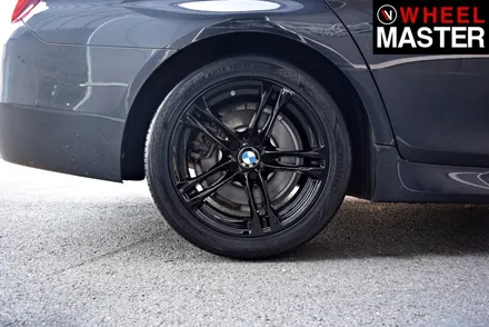 [휠마스터] BMW 520d 휠기스복원 및 블랙유광 분체도장 / 일산 휠복원 / 파주,일산