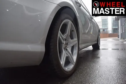 [휠마스터] 벤츠 CLS350 굴절수리 및 하이퍼실버 컬러 휠복원 / 일산 분체도장 / 파주,일산