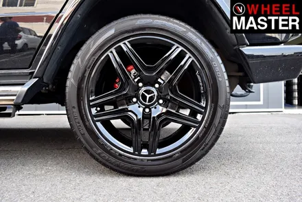 [휠마스터] 림끝이 심하게 갈린 벤츠 g63 amg 차량의 완벽 휠복원 / 일산 휠복원 / 파주,일산