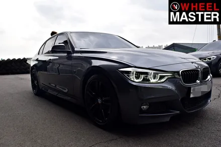[휠마스터] BMW 328i 휠기스복원 및 블랙유광 분체도장 / 일산 휠복원 / 파주,일산