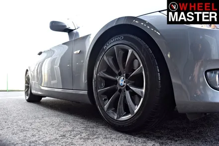 [휠마스터] BMW 328i 휠복원 및 검메탈 분체도장 / 일산 휠도색 / 파주,일산
