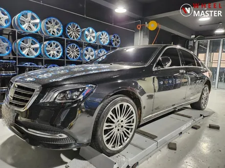 벤츠 S560 주차기스 원형휠복원 / 파주 휠복원 / 파주,일산