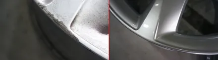 스크레치가 심한 아우디 A8 순정 휠복원 후기 / 파주,일산