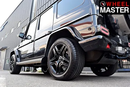 [휠마스터] 림끝이 심하게 갈린 벤츠 g63 amg 차량의 완벽 휠복원 / 일산 휠복원 / 파주,일산