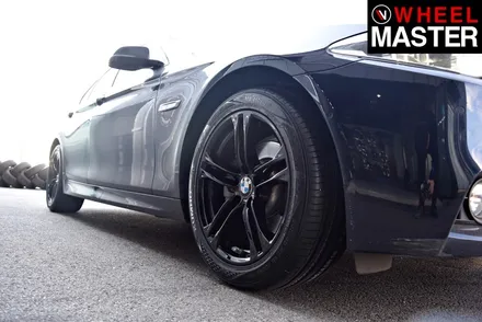 [휠마스터] BMW 520d 휠기스복원 및 블랙유광 분체도장 / 일산 휠복원 / 파주,일산