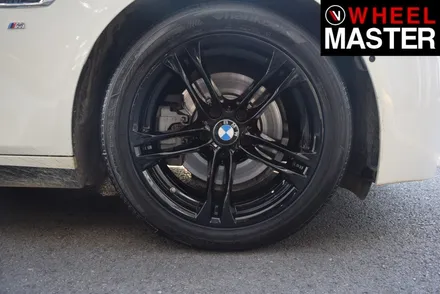 [휠마스터] BMW 520d 블랙유광 분체도장 / 일산 휠도색 / 파주,일산