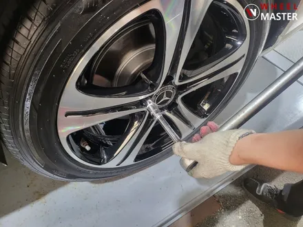 블랙폴리쉬 커스텀 / 벤츠 E220D 18인치 블랙폴리쉬 커스텀 휠도색 / 파주,일산