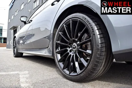 [휠마스터] 벤츠 CLS53 AMG 굴절수리 및 블랙유광 분체도장 / 일산 휠복원 / 파주,일산