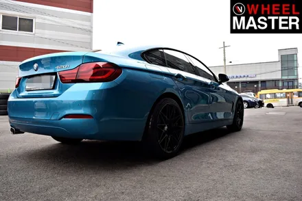 [휠마스터] BMW 420i 휠기스 복원 및 블랙유광 휠도색 후기 / 일산 휠복원 / 파주,일산