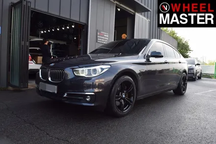 [휠마스터] BMW GT 휠복원 & 블랙유광 분체도장 및 휠굴절수리 후기 / 일산 휠도색 / 파주,일산