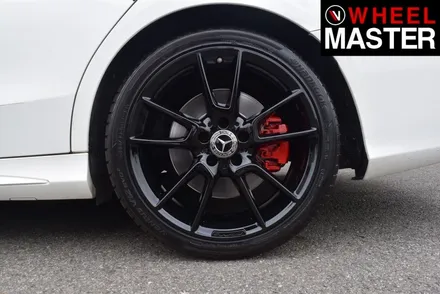 [휠마스터] 벤츠 C43 AMG 휠굴절수리 및 블랙유광 휠도색 / 일산 휠복원 / 파주,일산