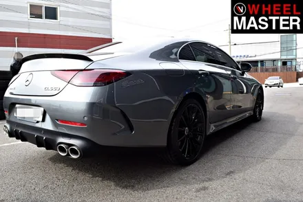 [휠마스터] 벤츠 CLS53 AMG 굴절수리 및 블랙유광 분체도장 / 일산 휠복원 / 파주,일산