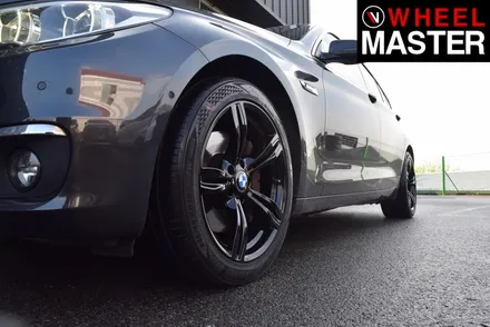 [휠마스터] BMW GT 휠복원 & 블랙유광 분체도장 및 휠굴절수리 후기 / 일산 휠도색 / 파주,일산