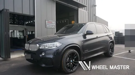 bmw x5 휠 20인치 m패키지 검정유광 휠도색 / 파주,일산