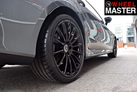 [휠마스터] 벤츠 CLS53 AMG 굴절수리 및 블랙유광 분체도장 / 일산 휠복원 / 파주,일산