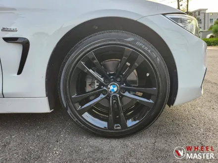 BMW 휠도색 / 420D 18인치 주차기스 제거후 검정유광 휠도색 / 파주,일산
