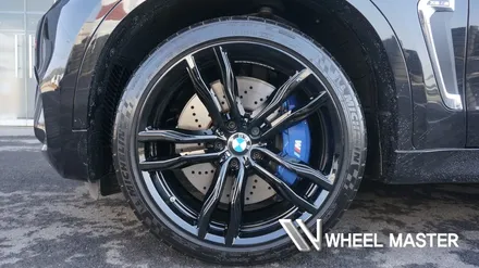 일산휠도색 bmw x6m 휠 신차 21인치 검정유광 / 파주,일산