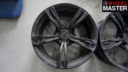 [휠마스터] 앞바퀴에 생긴 휠기스를 깔끔하게 복원한 BMW M5 / 일산 휠복원 / 파주,일산