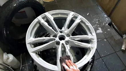 [휠마스터] 스크레치가 생긴 휠을 깨끗하게 복원한 BMW 530i / 일산 휠복원 / 파주,일산