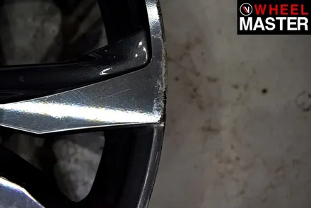 [휠마스터] 휠기스 복원 후 블랙유광으로 휠도색을 한 렉서스 RX450h / 렉서스 휠복원 / 파주,일산
