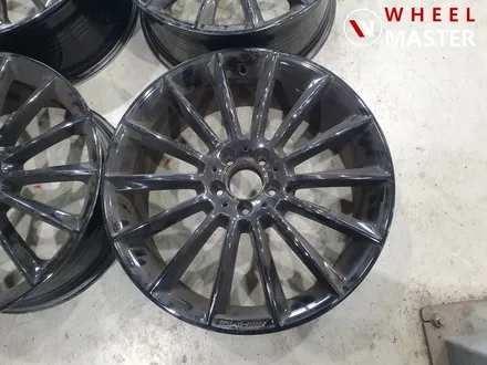 [휠마스터] 벤츠 E450 쿠페 AMG 20인치(마차휠) 굴절수리 및 검정유광 분체도장 / 벤츠 휠복원 / 파주,일산
