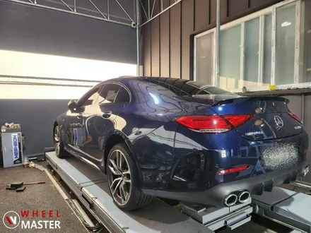 CLS53AMG 휠굴절수리 / 차량 떨림으로 인한 휠굴절수리 / 휠마스터 / 파주,일산
