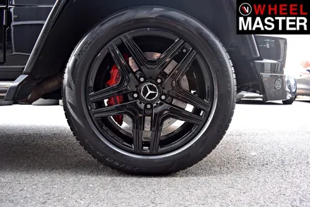 [휠마스터] 림끝이 심하게 갈린 벤츠 g63 amg 차량의 완벽 휠복원 / 일산 휠복원 / 파주,일산