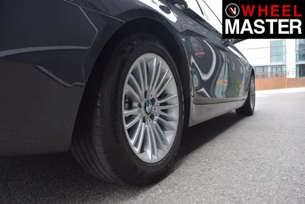 [휠마스터] 휠기스를 깔끔하게 복원한 BMW 520d 차량의 휠복원 후기 / 일산 분체도장 / 파주,일산